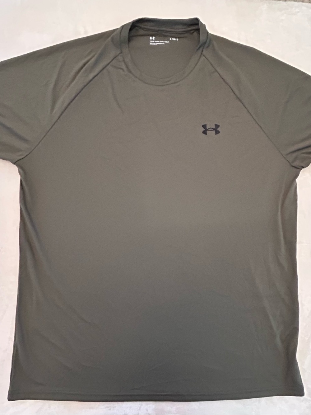Under Armour Olive Green Short Sleeve Performance Tee